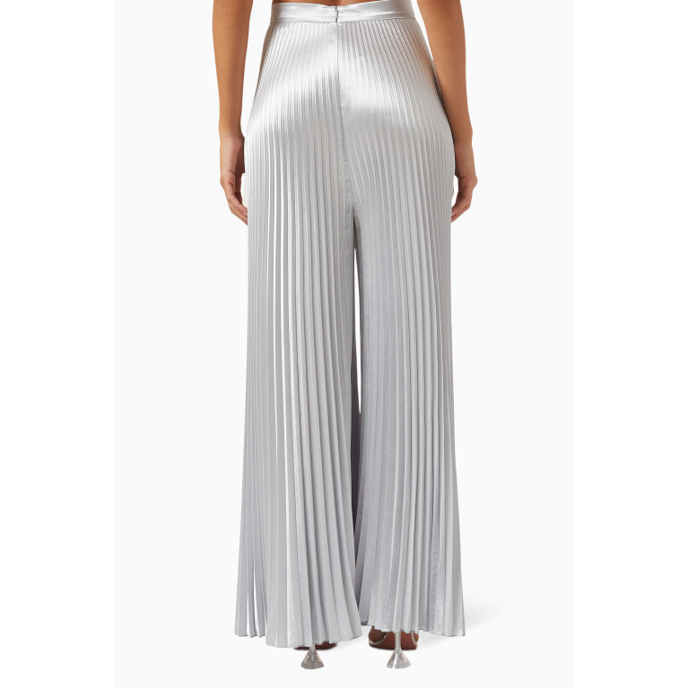 L'idee - Bisous Pleated Wide-leg Pants