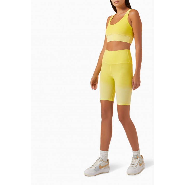 Electric & Rose - Allegra Sports Bra in Stretch-cotton Yellow