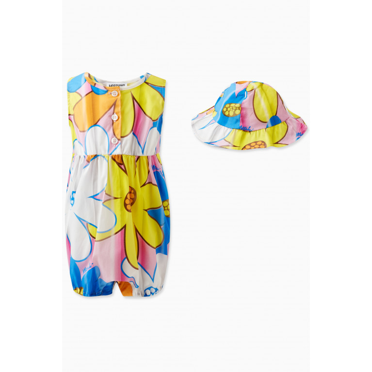 Moschino - Floral-print Romper Set in Cotton
