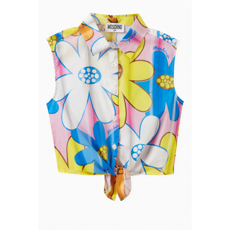 Moschino - Floral-print Blouse in Cotton