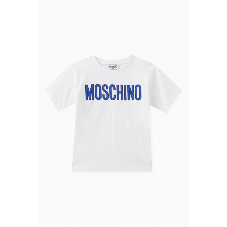 Moschino - Logo-print T-shirt in Cotton White