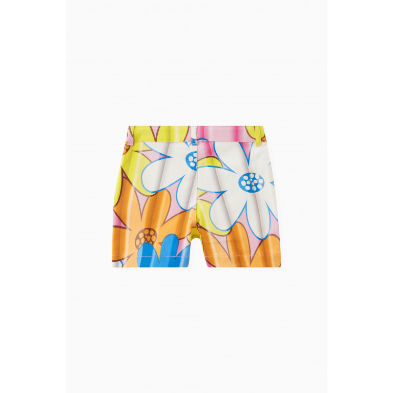 Moschino - Floral-print Shorts in Cotton