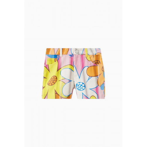 Moschino - Floral-print Shorts in Cotton