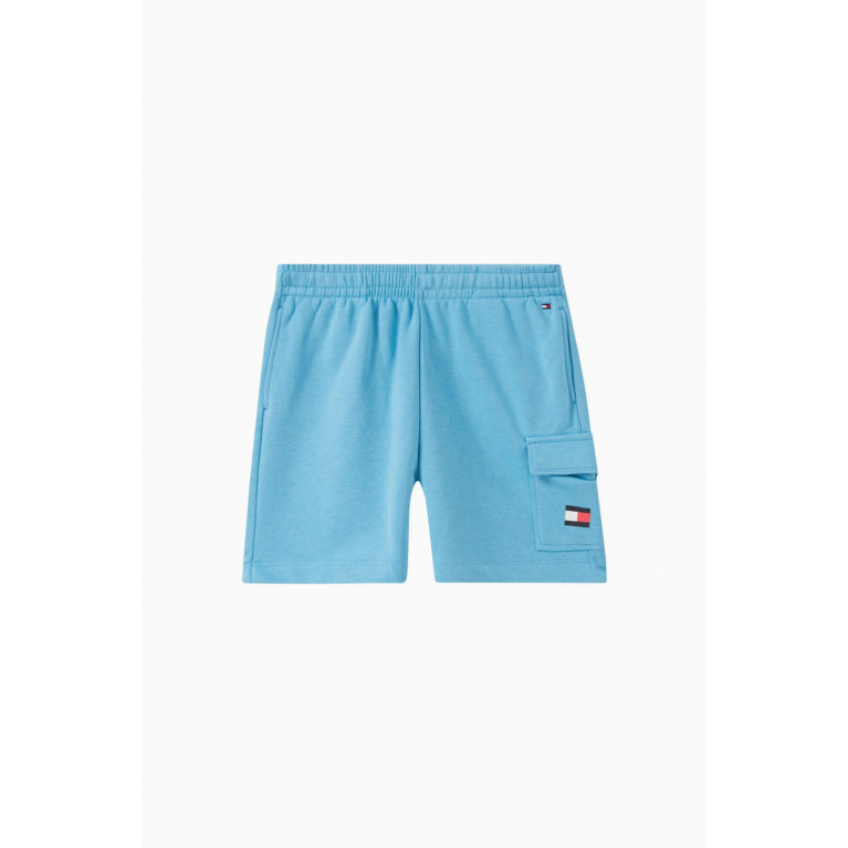 Tommy Hilfiger - NYC-print Sweat Shorts in Cotton-blend Blue