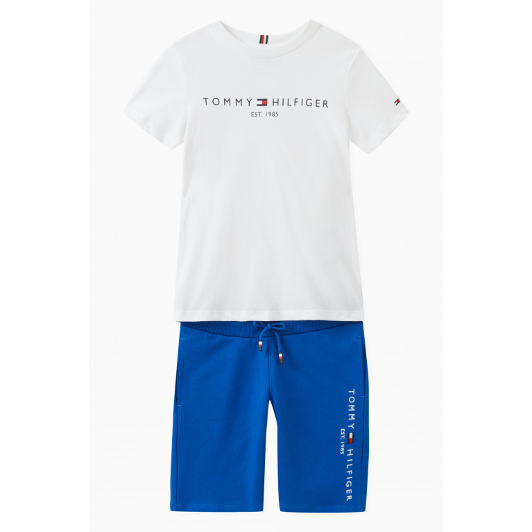 Tommy Hilfiger - Logo-print T-shirt Set in Cotton