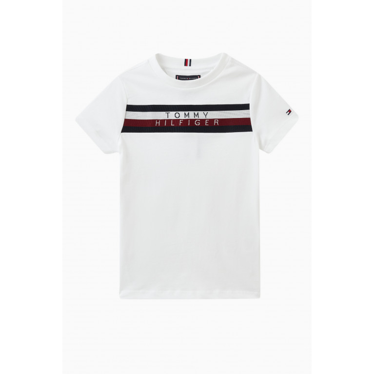 Tommy Hilfiger - Signature Tape T-shirt in Cotton