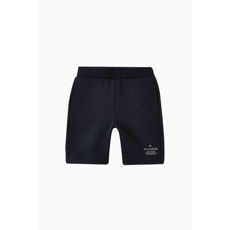 Tommy Hilfiger - Logo Sweat Shorts in Cotton-blend Blue