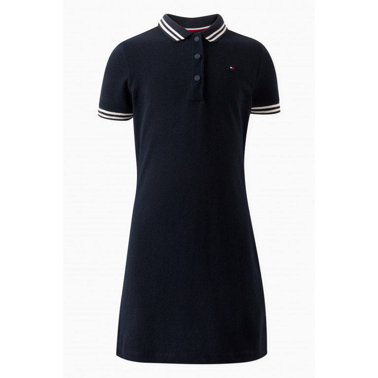 Tommy Hilfiger - Logo-embroidered Polo Dress in Cotton-blend
