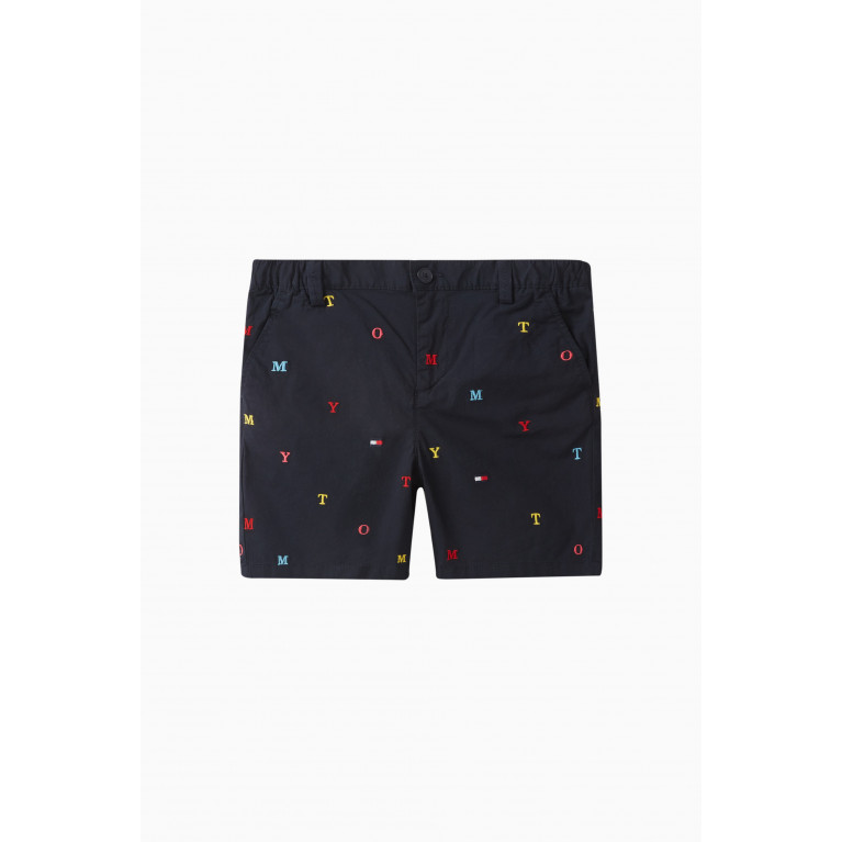 Tommy Hilfiger - Logo-embroidered Chino Shorts in Cotton-blend