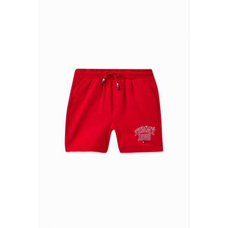 Tommy Hilfiger - Logo Varsity Sweat Shorts in Cotton