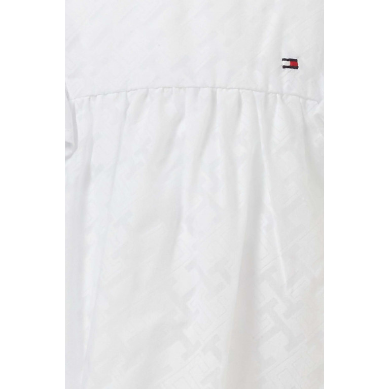 Tommy Hilfiger - Logo Dress in Seersucker Cotton