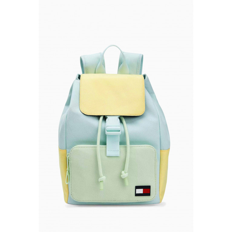 Tommy Hilfiger - Tommy Eco Fun Colour-blocked Backpack in Recycled Polyester