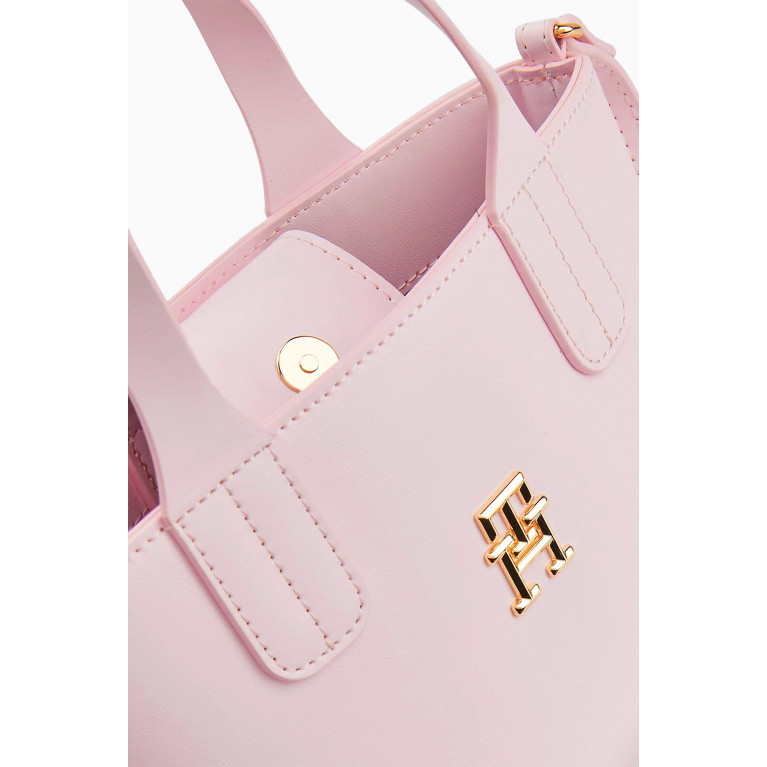 Tommy Hilfiger - Monogram Bucket Bag in Faux Leather