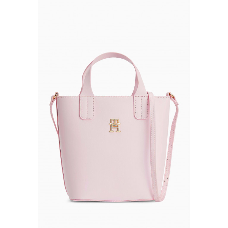 Tommy Hilfiger - Monogram Bucket Bag in Faux Leather