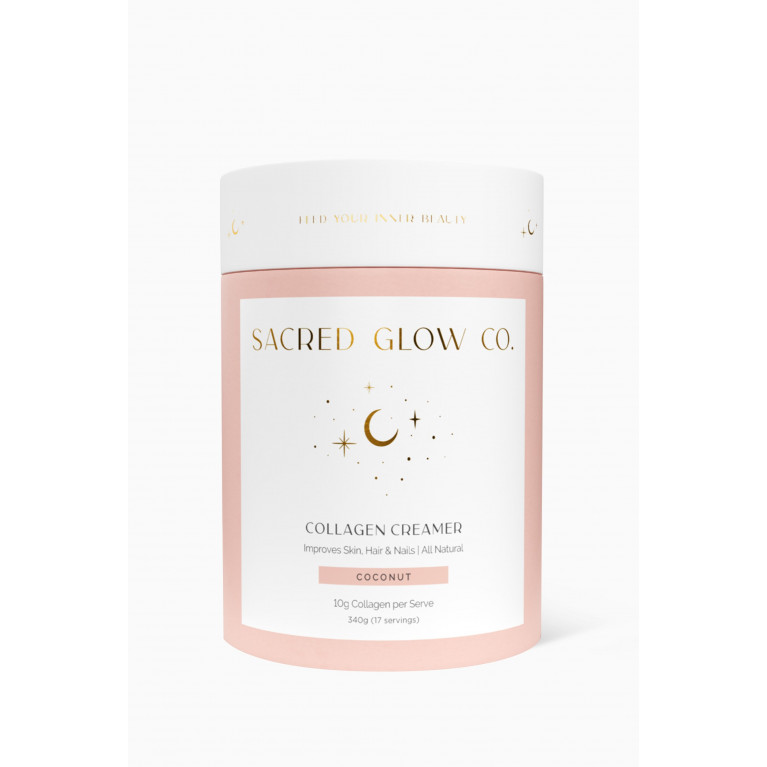 Sacred Glow Co. - Collagen Creamer - Coconut, 340g (17 servings)