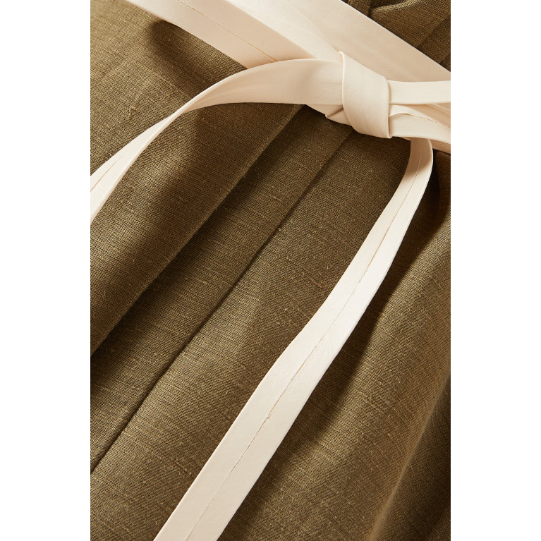 Qui Prive - Belted Blazer in Silk