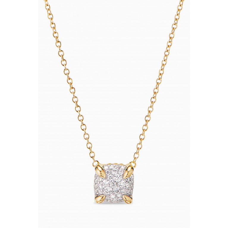 David Yurman - Petite Chatelaine® Diamond Necklace in 18kt Gold