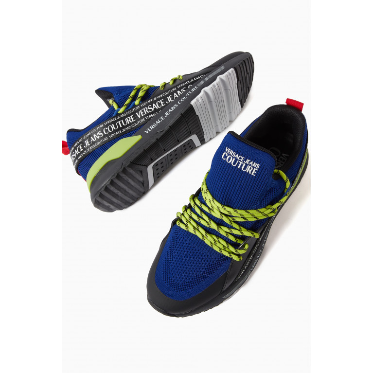 Versace Jeans Couture - Dynamic Sneakers in Technical Fabric Blue