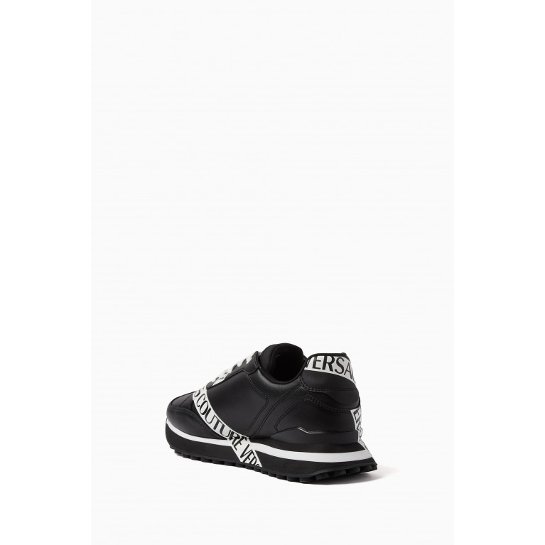Versace Jeans Couture - Spyke Low Top Sneakers in Leather and Suede