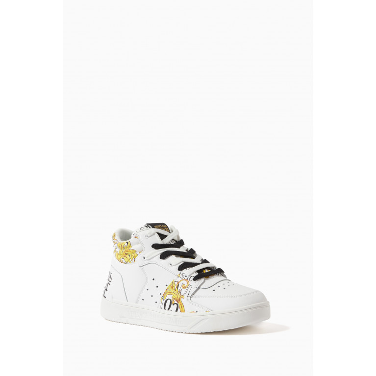 Versace Jeans Couture - Starlight High Top Sneakers in Leather