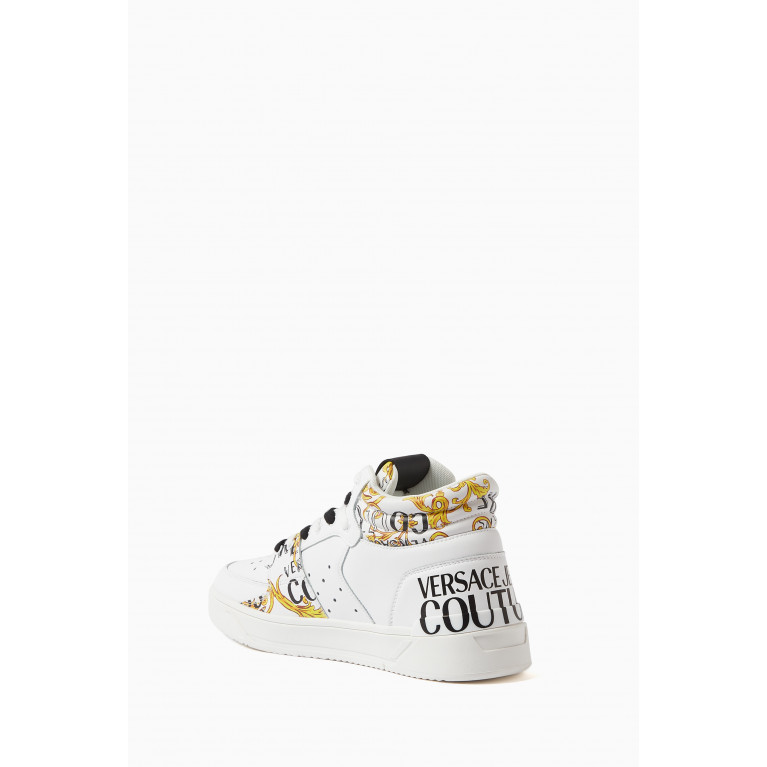 Versace Jeans Couture - Starlight High Top Sneakers in Leather