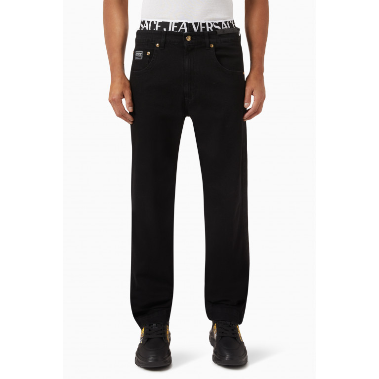 Versace Jeans Couture - Straight-leg Logo Jeans in Denim