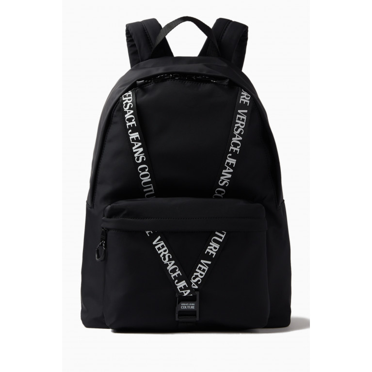 Versace Jeans Couture - Logo V Webbing Backpack in Nylon