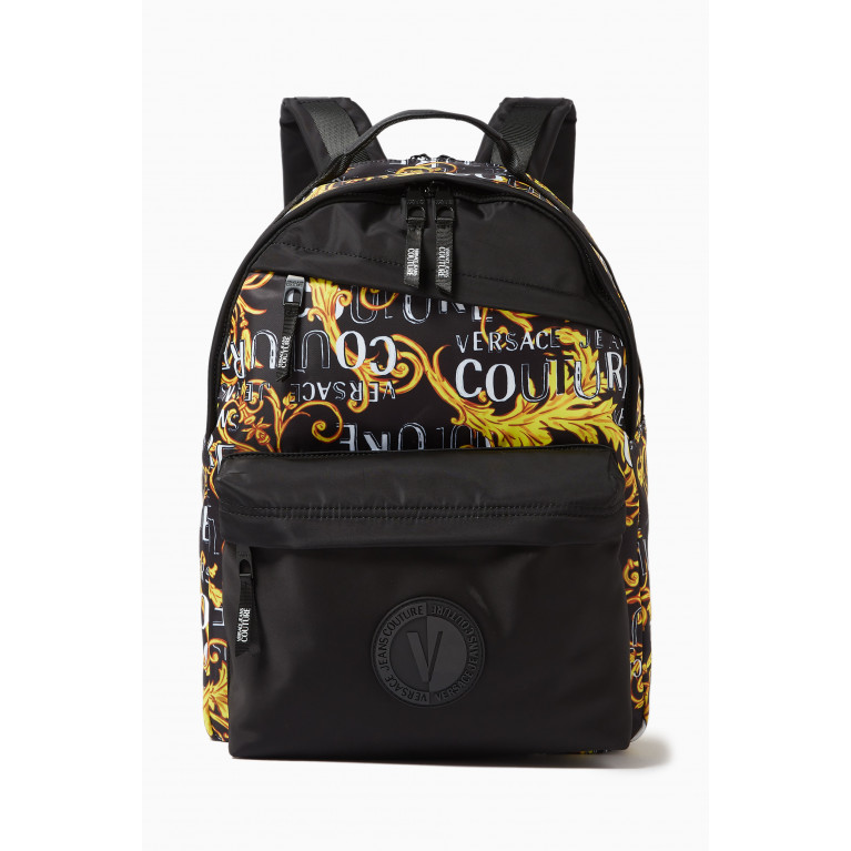 Versace Jeans Couture - Couture Letter Logo Backpack in Nylon Gold