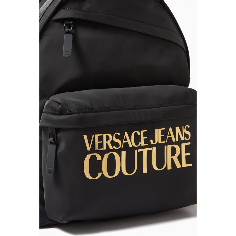 Versace Jeans Couture - Letter Logo Backpack in Nylon Gold