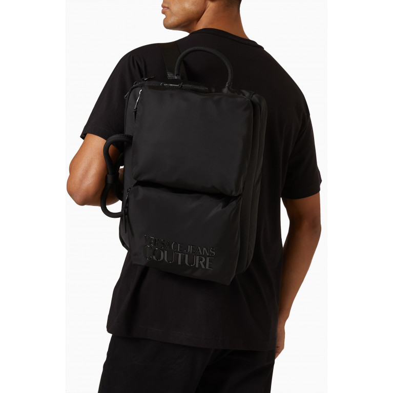 Versace Jeans Couture - Couture Logo Briefcase Backpack in Nylon