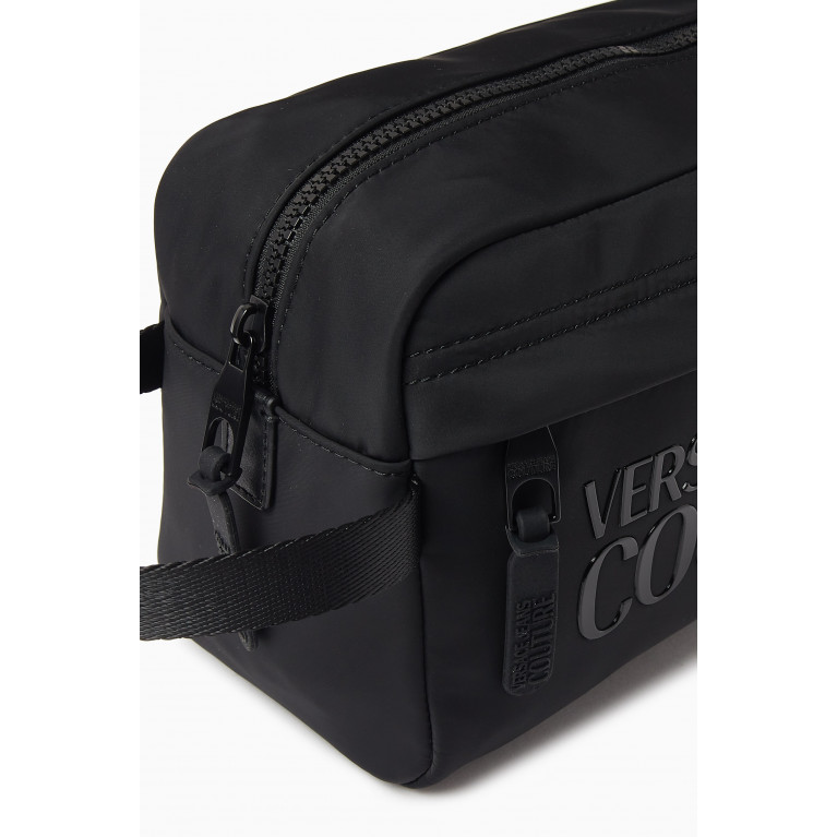Versace Jeans Couture - Icon Couture Logo Wash Bag in Nylon Black