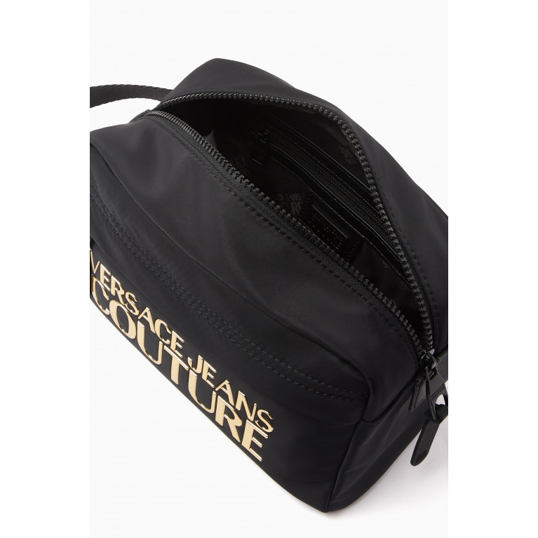 Versace Jeans Couture - Icon Couture Logo Wash Bag in Nylon Gold