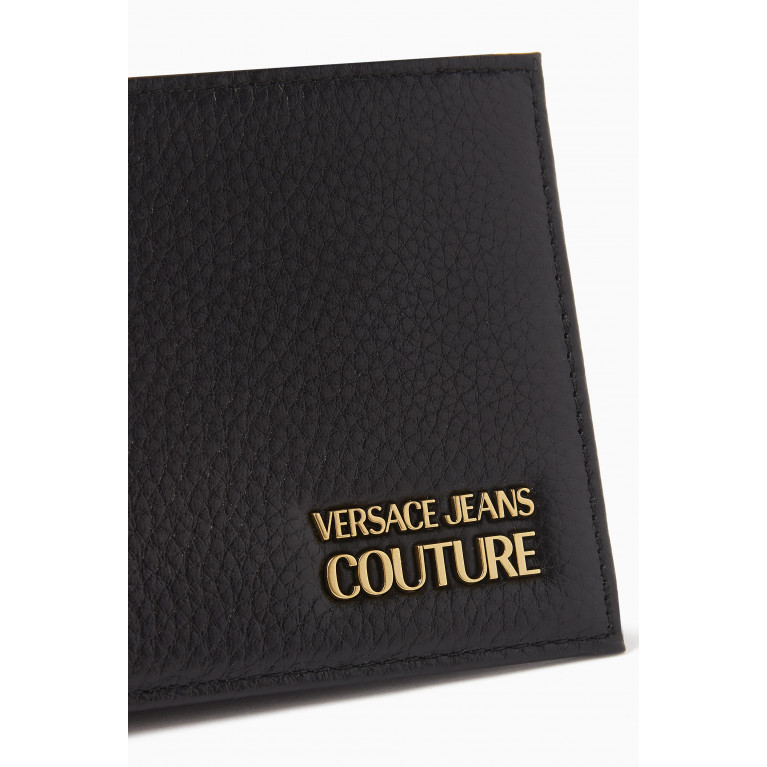 Versace Jeans Couture - Letter Logo Hardware Bi-fold Wallet in Leather