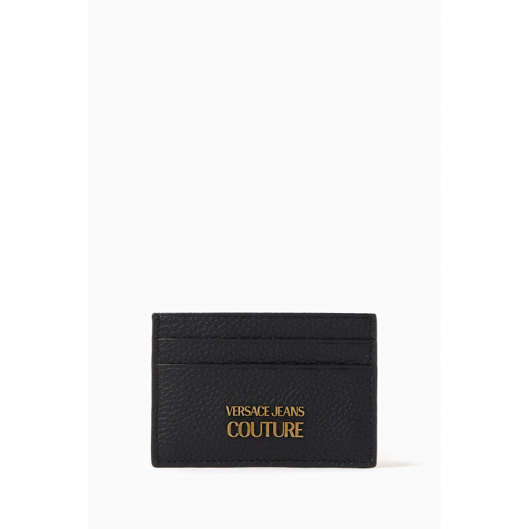 Versace Jeans Couture - Letter Logo Hardware Card Holder in Leather