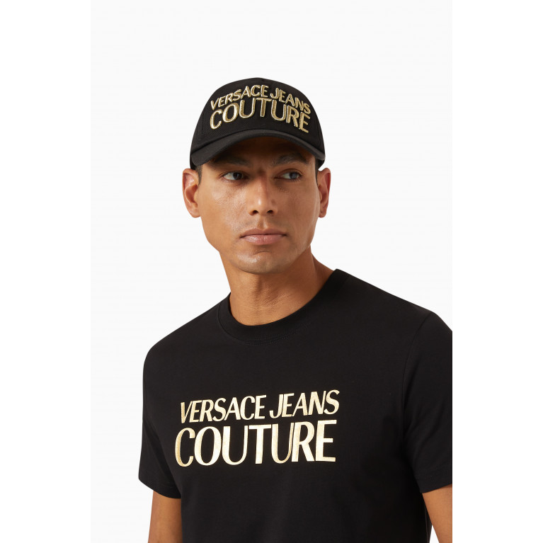 Versace Jeans Couture - Letter Logo Baseball Cap in Cotton