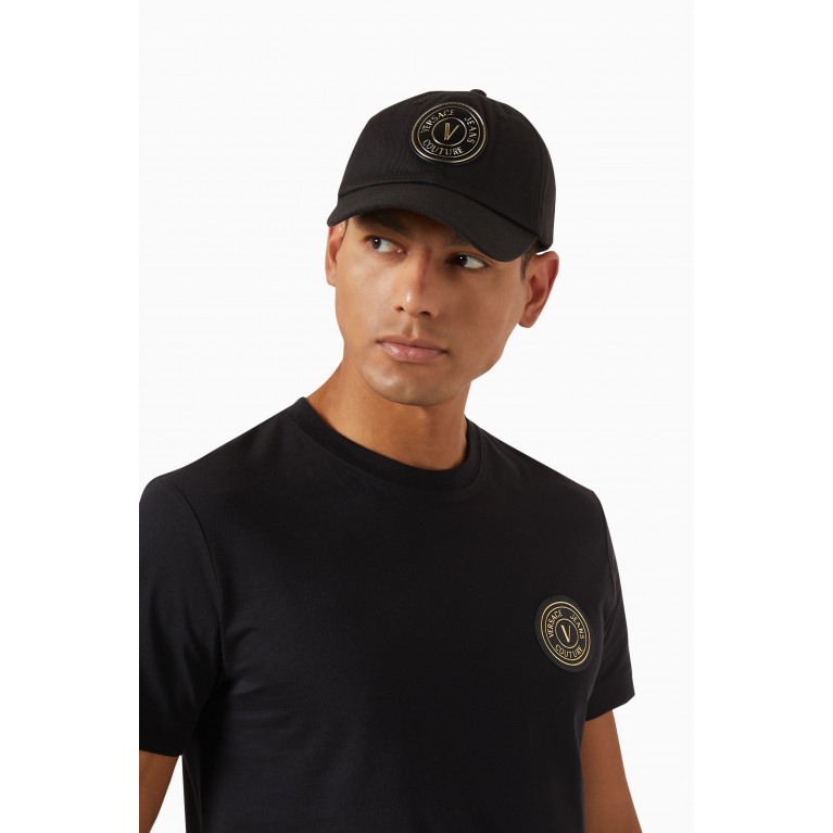 Versace Jeans Couture - Circle Logo Baseball Cap in Cotton