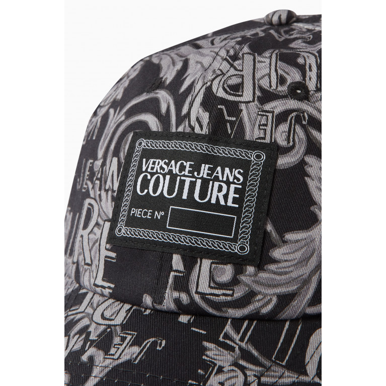 Versace Jeans Couture - Couture Logo Patch Baseball Cap in Cotton