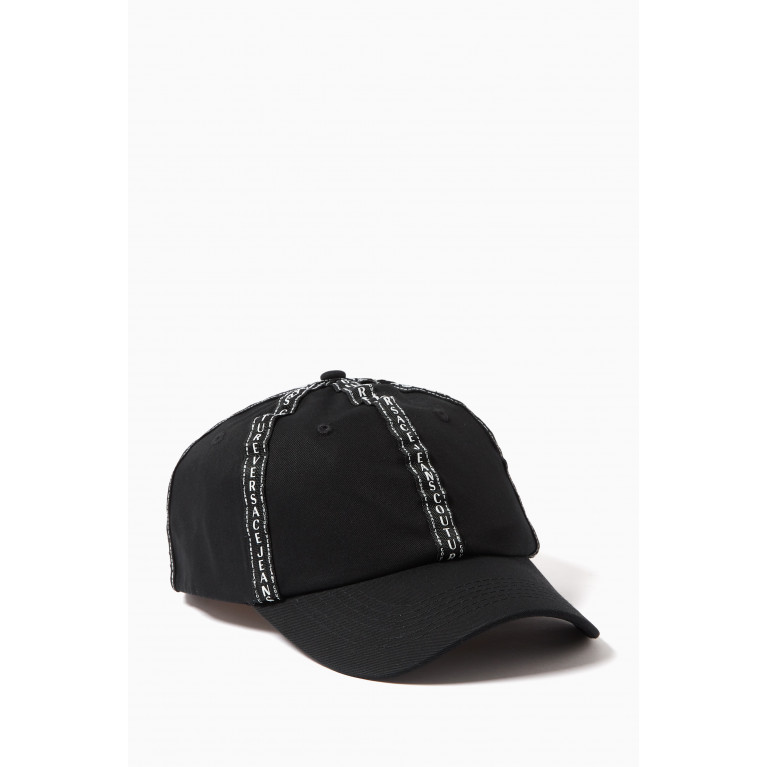 Versace Jeans Couture - Logo Tape Baseball Cap in Cotton