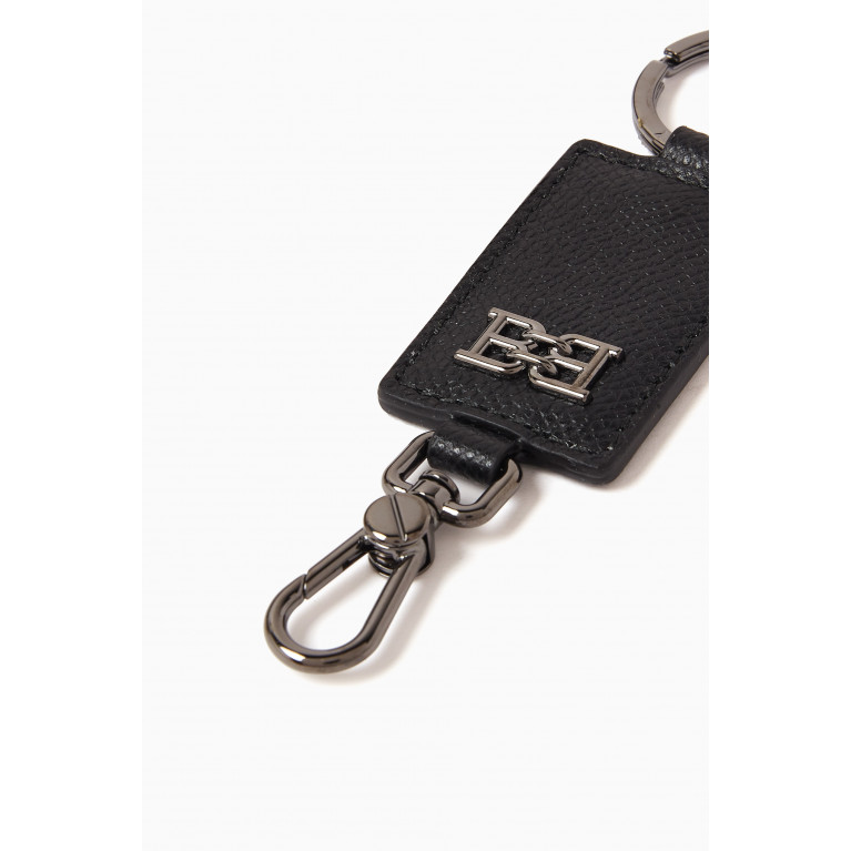 Bally - Monogram Keyholder in Leather Black