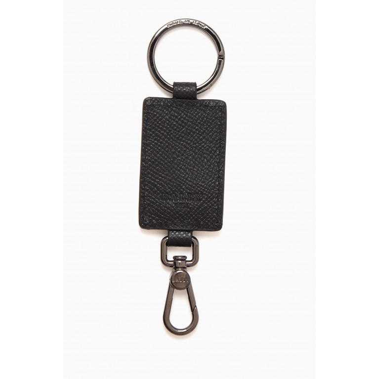 Bally - Monogram Keyholder in Leather Black