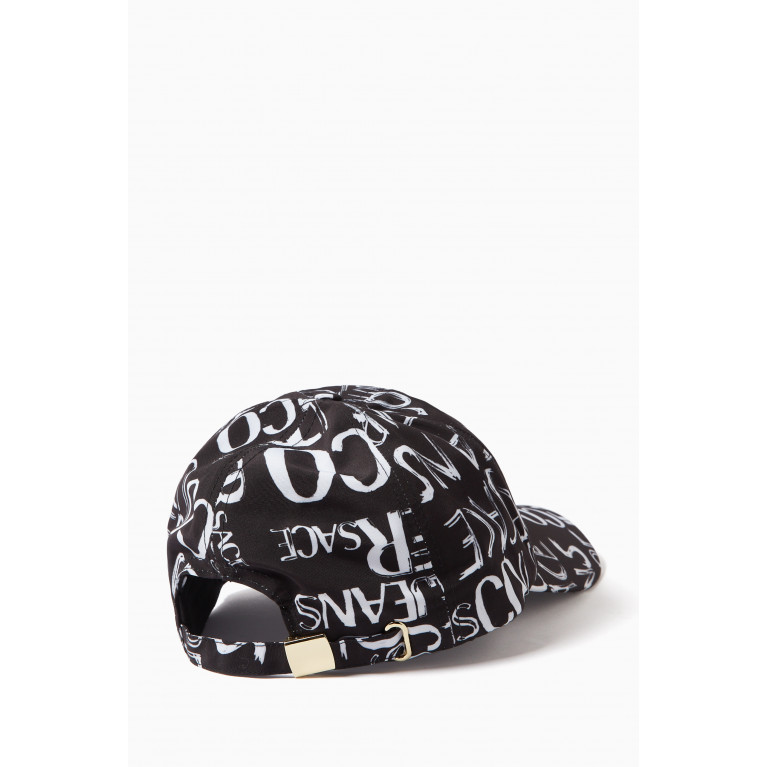 Versace Jeans Couture - Graphic Logo Print Baseball Cap in Cotton