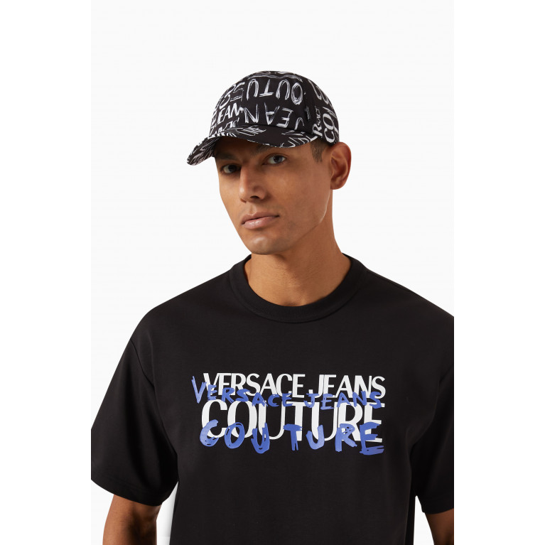 Versace Jeans Couture - Graphic Logo Print Baseball Cap in Cotton