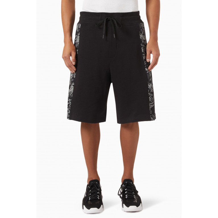 Versace Jeans Couture - Baroque Shorts in Cotton Jersey
