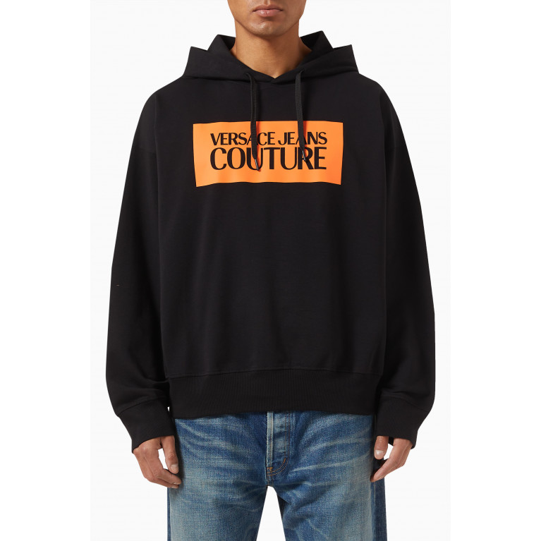 Versace Jeans Couture - Square Logo Hoodie in Fleece