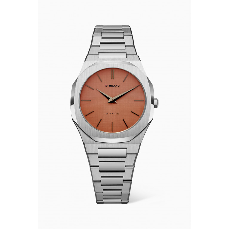 D1 Milano - Ultra Thin Quartz Stainless Steel Watch, 40mm