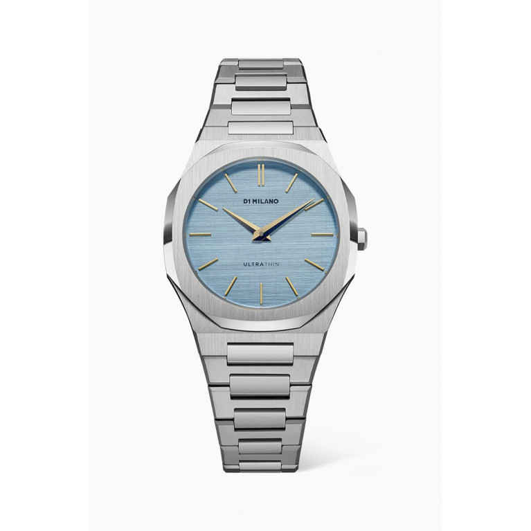 D1 Milano - Ultra Thin Quartz Stainless Steel Watch, 34mm