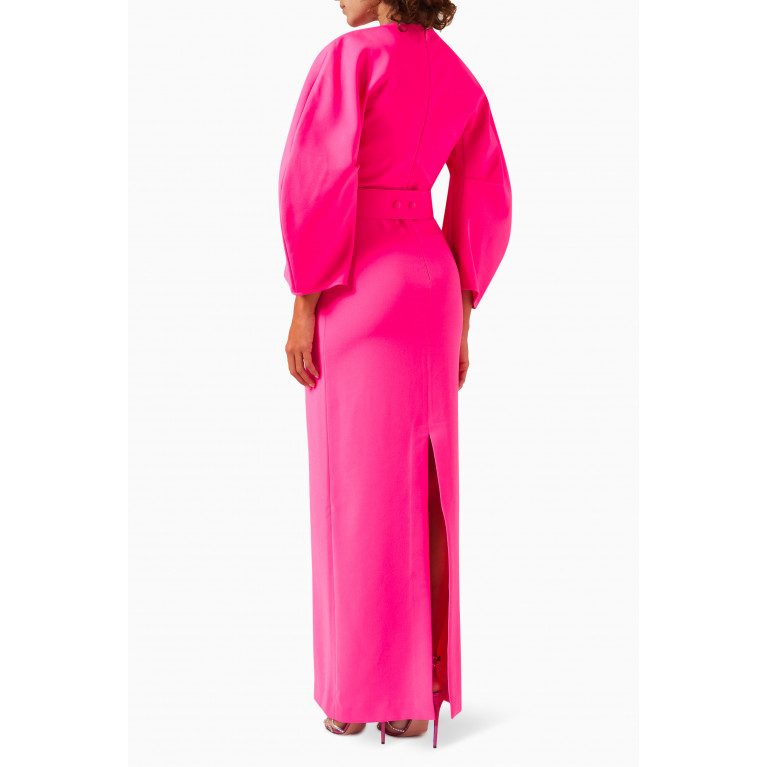 Solace London - Allegra Maxi Dress Pink