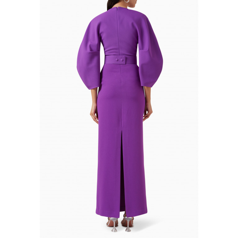 Solace London - Allegra Maxi Dress Purple
