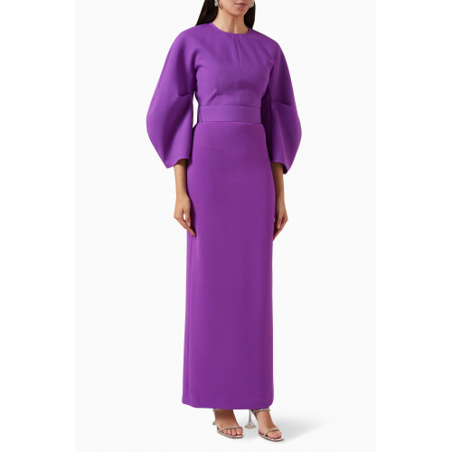 Solace London - Allegra Maxi Dress Purple