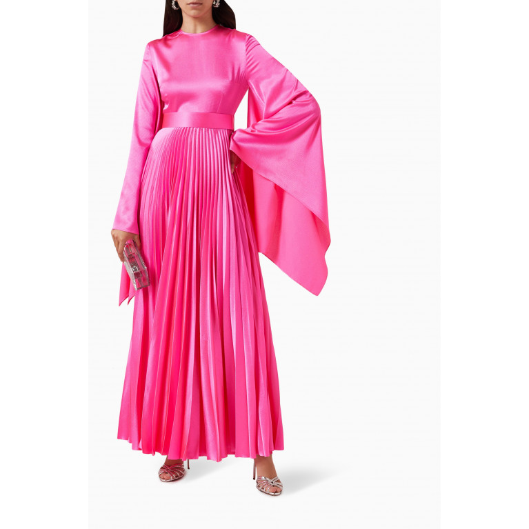 Solace London - Sage Maxi Dress Pink